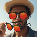 DUBERY 2026 Sunglasses Clear THigh Quality Polarized Beige/Orange Tac Yellow Printed Green Silver Beige/Oorange Tac Sunglasses