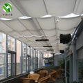 YST Factory Sunshade Room Sunshade Roof Curtain Insulation Waterproof Balcony Semi Sunshade Folding Electric Ceiling Curtain