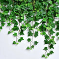 H1 Fireproof Leaves Flame-retardant Green Plants False Flower Vine Creeper Ivy Leaves Twining Flower Vine Artificial Rattan
