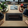 Custom XXL Grey Wool Felt Non-Slip Computer Keyboard Desk Mat 4mm Thickness Modern Heated Mouse Pad with Logo Big Size