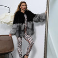Luxury Whole Skin Full Pattern Thick Chic Girls Women Winter Coat Fur Jacket