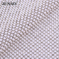 JUNAO Wholesale 24*40cm White Color Hotfix Rhinestone Mesh Sheet Crystal Strass Fabric Trimming for DIY Crafts