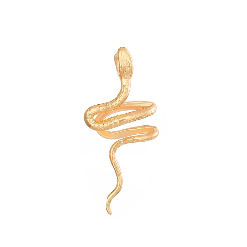 Hot Selling Snake Rhinestone Click Earrings Cool Trendy Jewelry for Men Women Girls
