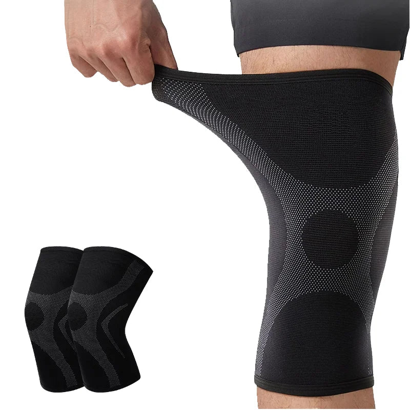 Compression Knee Sleeves Elastic Nylon Knee Support Stabilizers Knee Brace for Arthritis Pain