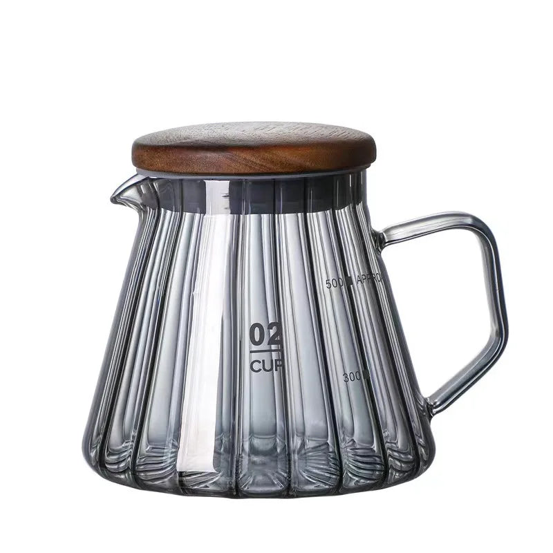 FREE SAMPLE Coffee Pot Set Personality Design Manufacturers Wholesale Handmade Coffee New Glass Coffee Pot Set