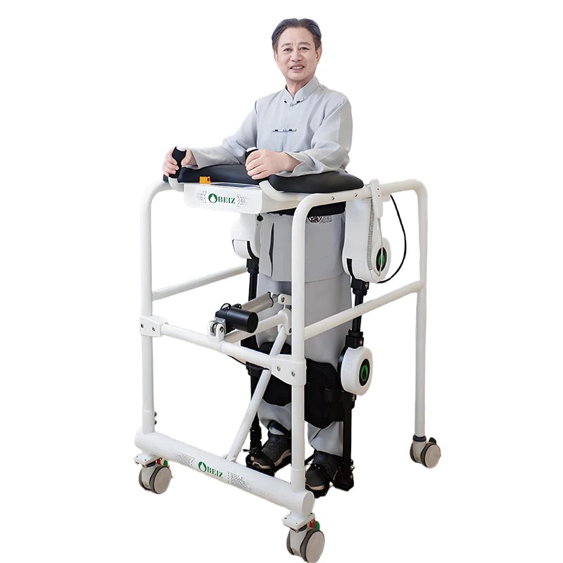 Smart Display Control Electric Exoskeleton Robot Rehabilitation Walker Rollator For Paralyzed Patient Lower Limb Training Device