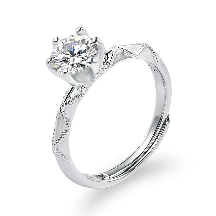 Elegant Women Engagement Ring 18k Gold Plated 925 Sterling Silver Cz Gemstone Ring Jewelry Set Rings