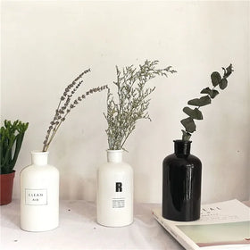 Glass Aroma Oil Bottle with Reed Diffuser Sticks 125ml 250ml air Freshener Perfume Glass Reed Diffuser Bottle