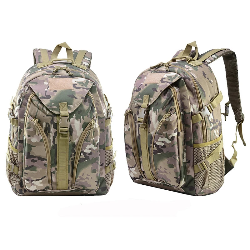 2020 China European Waterproof Polyester Hiking Camping Outdoor Hunting Tactical Bag Backpack Green 25l Capacity