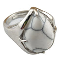 New Trendy Water Drop Shaped Adjustable Rings for Women Men Retro Wedding Engagement Jewelry Finger Rings