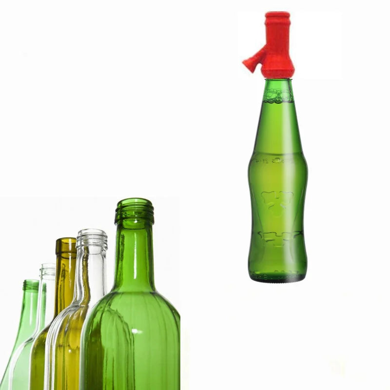 Promotional Silicone Beer Chugging Tool Bar Supplies Bottle Drinking Snorkel Perfect for Party