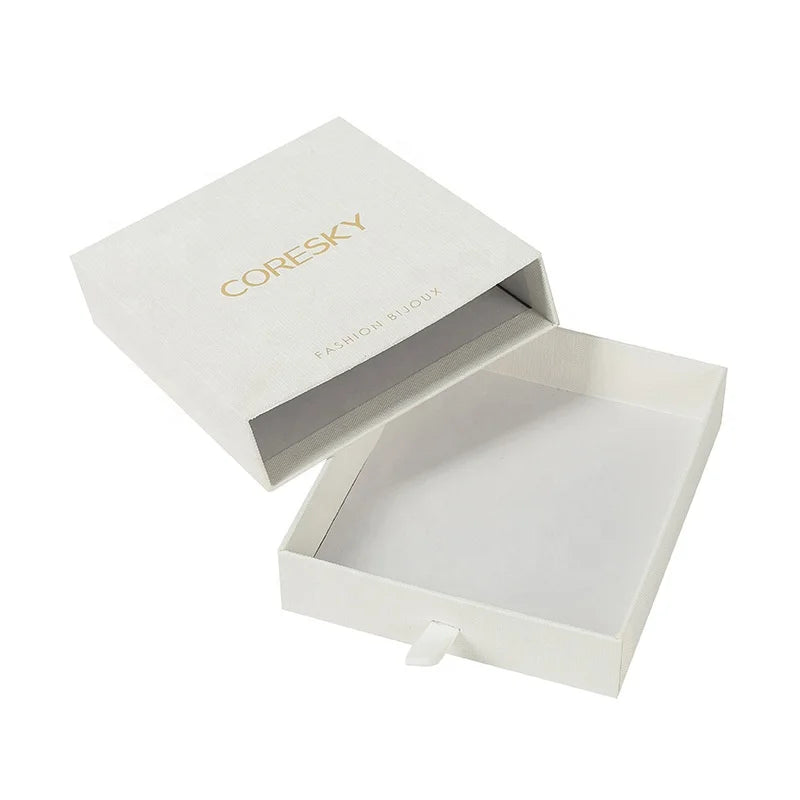 Jewelry Box Custom logo Bracelet Packaging Box Paper Drawer Jewelry Box
