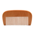 Private Label Men Portable Pocket Comb Wooden Small Beard Comb for Travel