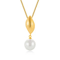 QINGXIN CUSTOM OEM Pearl Trendy Fine Jewelry 925 Sterling Silver Women Necklaces