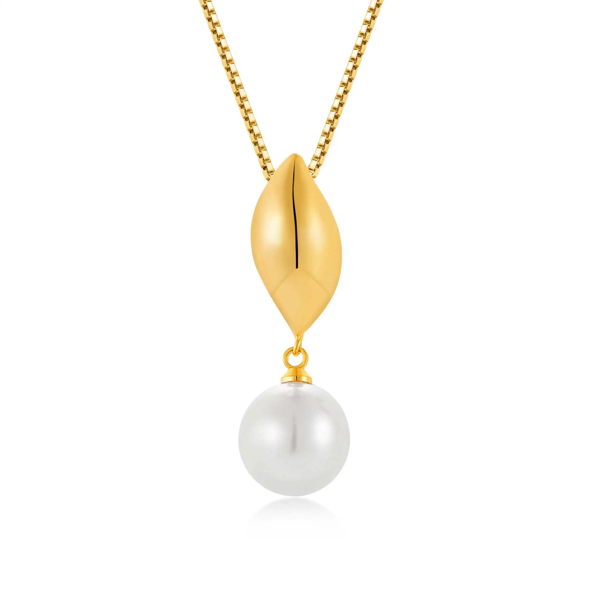 QINGXIN CUSTOM OEM Pearl Trendy Fine Jewelry 925 Sterling Silver Women Necklaces