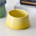 BAMBUS Eco-Friendly Novelty Porcelain Mini Matcha Bowl Yellow Scoop Set Thailand Ice Cream Badge Pins Modern Design for Sale