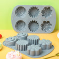 LANGKAI Wholesale Nordic High Mini Rose Pudding Mold Non-Stick Heat Resistant Dishwasher Oven Safe Easy-to-Use Safe Cake Tool