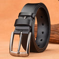 LQbelt Factory Classic Design Male Cowhide Belt for Men Pin Buckle Leather Belts OEM High Quality Waistband