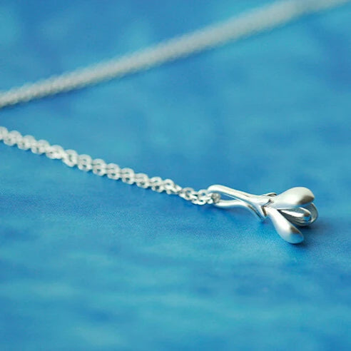 925 Sterling Silver Flower Choker Necklaces Hot Sale Pure Silver Jewelry for Women Kolye Collares Collana Colar