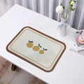 Eco-friendly Hot Selling Modern Faux Leather Heat Resistant Placemat Waterproof Table Mat Kitchen Food Pad