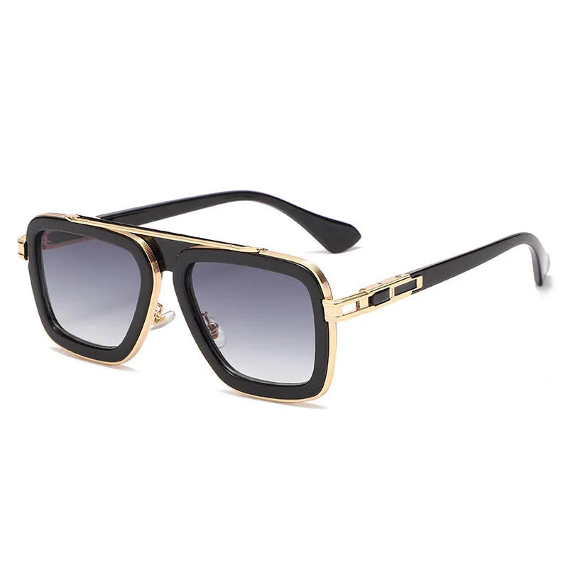 Retro Rectangle Unisex Sunglasses Trendy Punk Style UV400 Full Rim % UV Protection Casual Good Quality Designer Wholesale