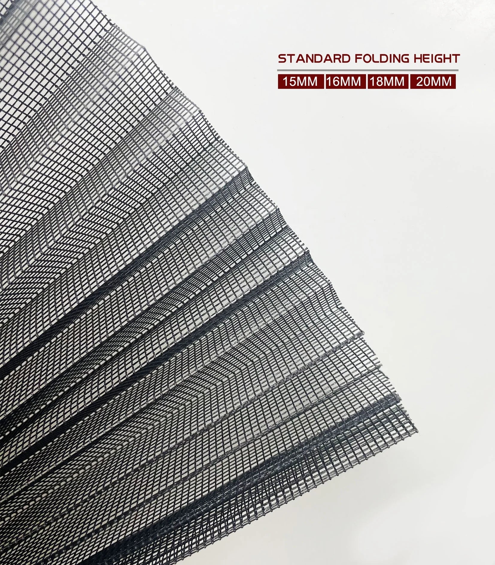 Modern Design Polyester Pleated Folding Plisse Mosquito Net Window Screen New Type Insect Screen Mesh for Sliding Door Windows