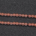 DIY Factory wholesale natural polished round cherry quartz beads for jewelry design