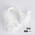 Fast Trading 20cm White Lock Bullet Clothing Sling Polyester Rope Label 1000 Pieces Per Pack Fabric Garment Labels
