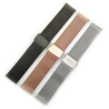 Quick Release Double Safety Buckle Breathable Luxury Gold 12-24mm 0.6 Mesh Milanese Stainless Steel Watch Band