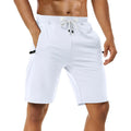 Men's Large Size Five-Quarter Pants Cross-Border Casual Outdoor Style Solid Color Dry Sports Shorts Multi-Pocket Quick Dry