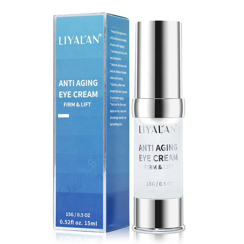 Private Label Eye Skin Reduce Wrinkles Fine Lines Lifting Firming Vegan Anti Aging Eye Cream