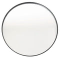 60cm Aluminum Factory Price Interior Decor Modern Simple Black Frame Circle Wall Mirrors Large Round Wall Mirror for Bathroom