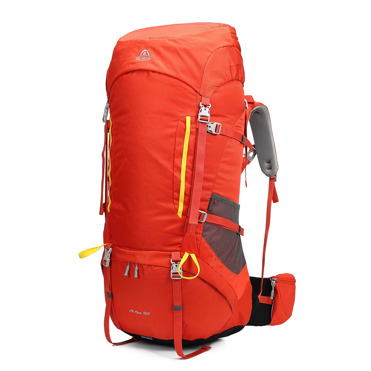 80L Outdoor Anti-Theft Unisex Backpack with Polyester Lining Custom Molle Rucksack for Hiking Camping Travel Waterproof