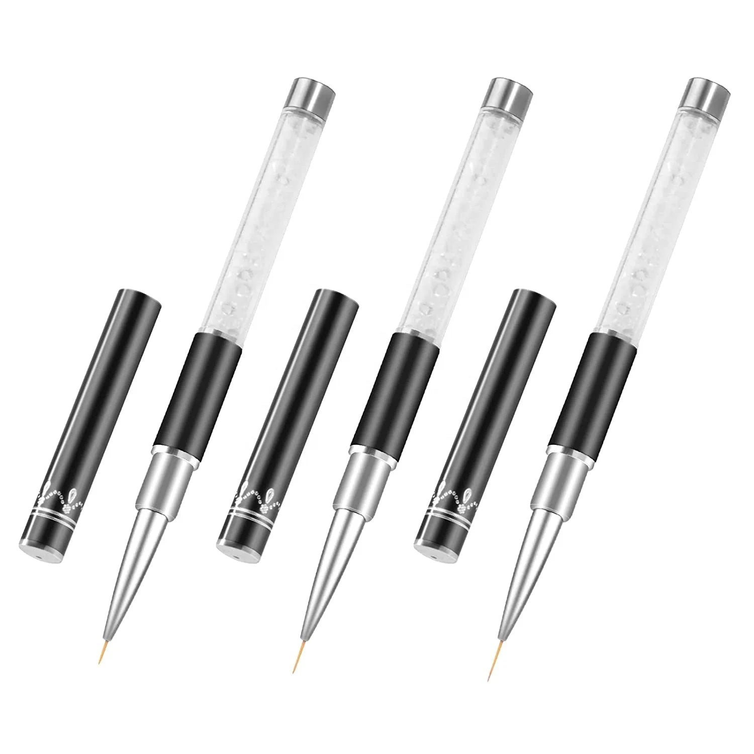 Nail Art Brushes Set 6Pcs Nail Art Design Pen Painting Art Liner Brush Painting Design for Nail Salon