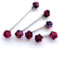 Gaby 14 Gauge Flower Moon Butterfly 316L Surgical Steel Industrial Barbell Fashion Body Jewelry for Weddings