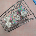100Pcs Summer Plumeria Flower Resin Flatback Cabochons Colorful Sea Beach Hawaiian Floral Embellishment for Jewelry Making