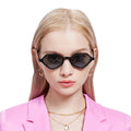 New Adult Ins Wind Sunglasses with UV400 Plastic Frame Custom Logo European American Fashion Sunshade Unisex MegaBDM