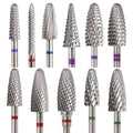 3/32" Russian Wholesale Price Conical Shape Tungsten Carbide Nail Drill Bits Used for Manicure & Pedicure Care