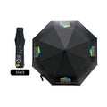 Hot Sale Promotion Cheap Lightweight Mini Pocket Umbrella with logo Travel Rainy 3 Folding Black Umbrella Manual Open and Close