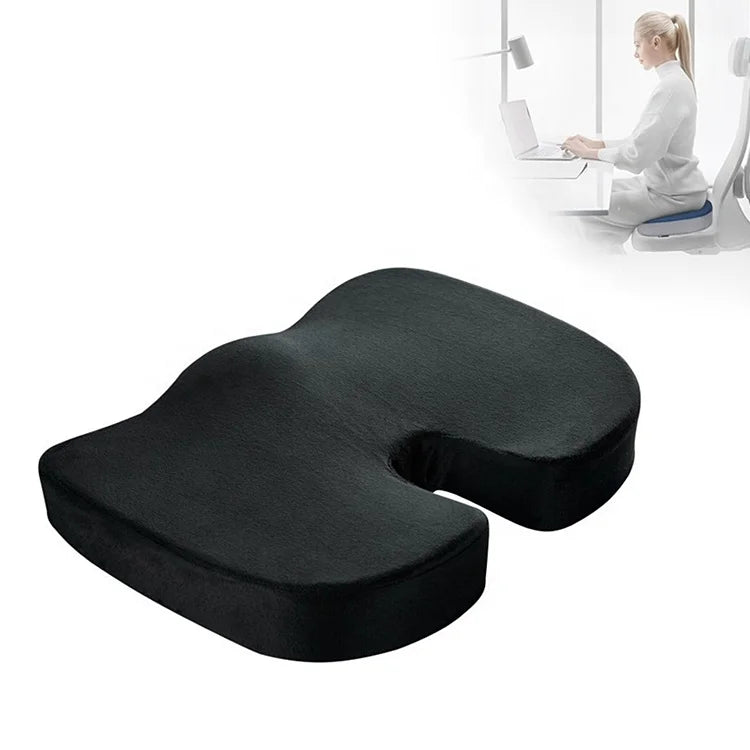 WJ-194 Ergonomic Office Chair Cushion Car Seat Sofa Orthopedic Pillow Memory Foam Sciatica Pain Relief Design Bed Eco-Friendly