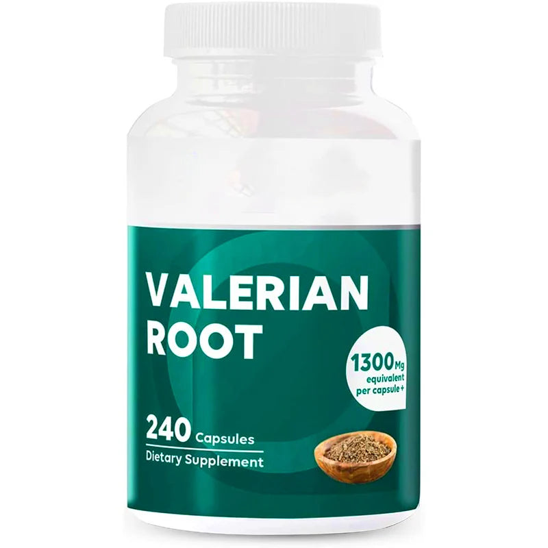 Organic High Strength Valerian Root Capsules Natural Sleeping Supplements for Adults Support Restful & Deep Sleep