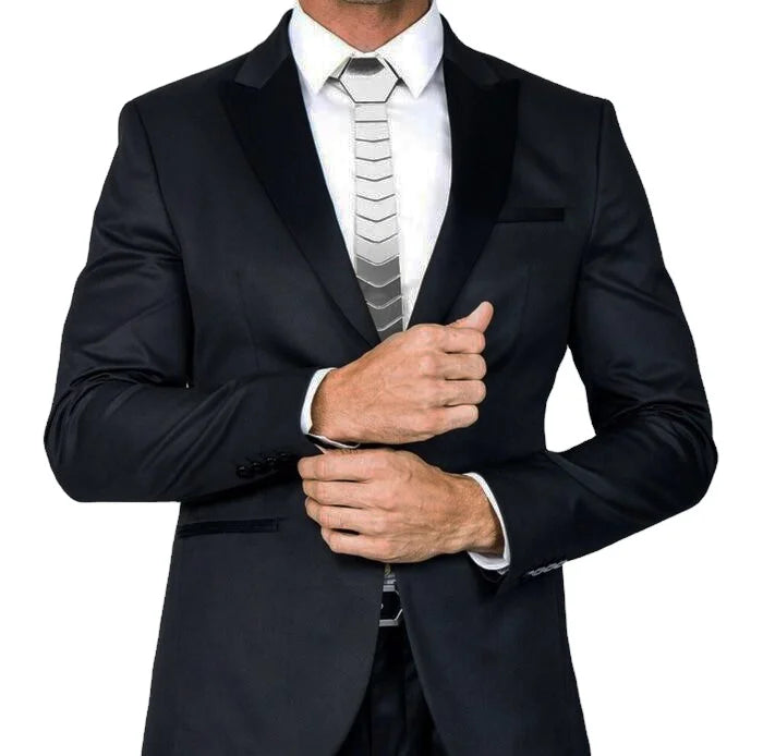 Hamocigia Factory Custom Handmade Hexagon Skinny Hex Acrylic Mirror Tie