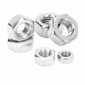 Silvery DIN934 Hexagon Nut M6 Plain Hexagonal Nut 304 Stainless Steel Hex Nut