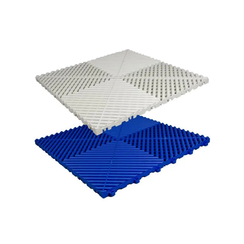 Interlocking Solid Garage Floor Tiles - Heavy-Duty Anti-Slip for Car Wash 4S Shops Outdoor | Easy Installation & Weatherproof