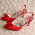 Wholesale Bride High Heels Red Color