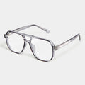 2022 Retro Square Ultra Light Blue Blocking Optical Glasses Frames Korean Style Double-Bridge Tr90 Acetate Boys Girls Eyeglasses