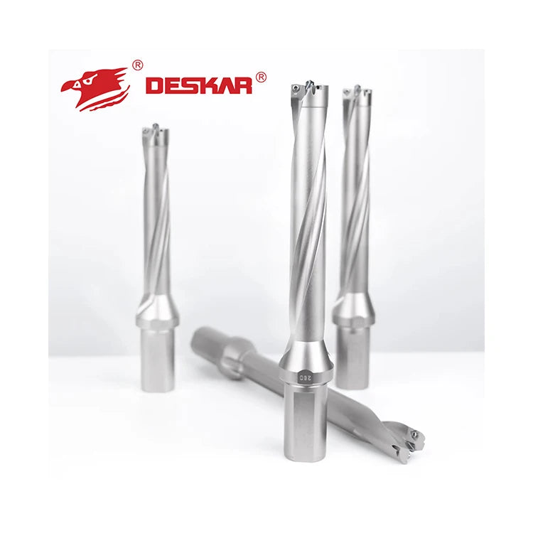 For DESKAR U-Drill Series Deep Hole CNC Lathe Tool Indexable Carbide Inserts WCMX SPMG 6D 8D 10D U Drill Bits