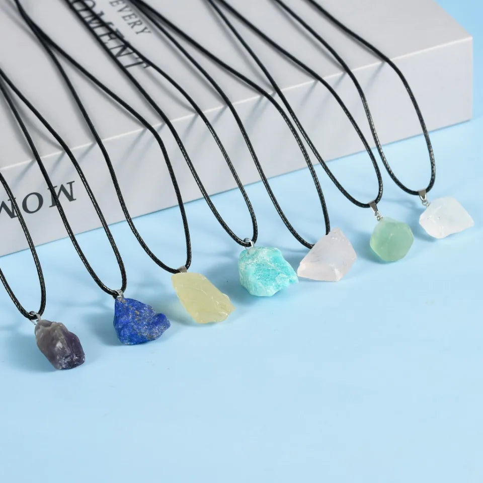 Wholesale Natural Rose Quartz Irregular Healing Raw Stone Reiki Rough Gemstone Crystal Pendant