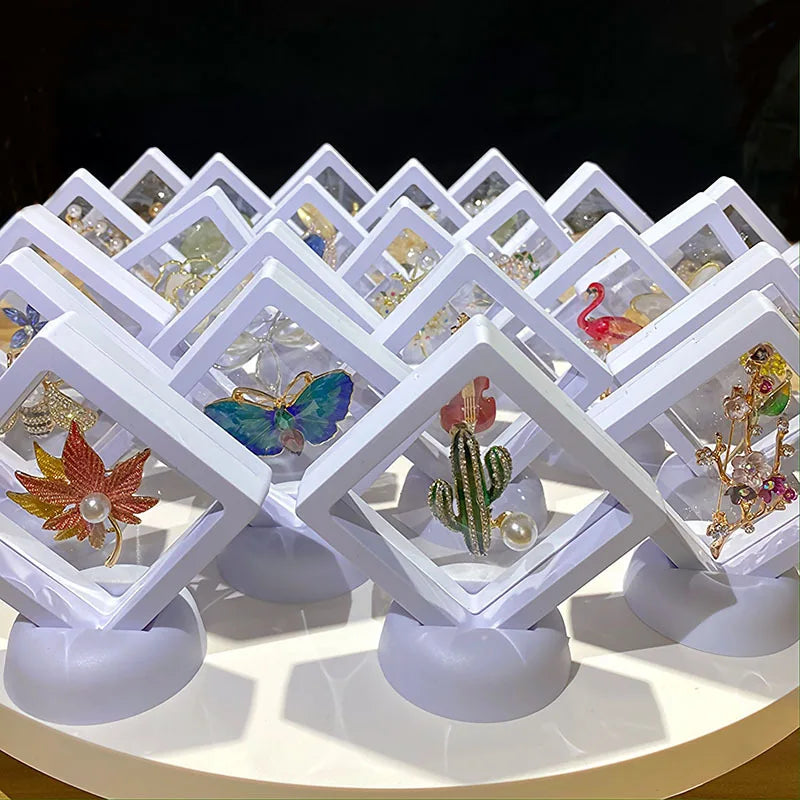 Rhinestone Brooch Pins Crystal Lapel Pin Box Enamel Luxury Jewelry Bulk Animal Brooches Women