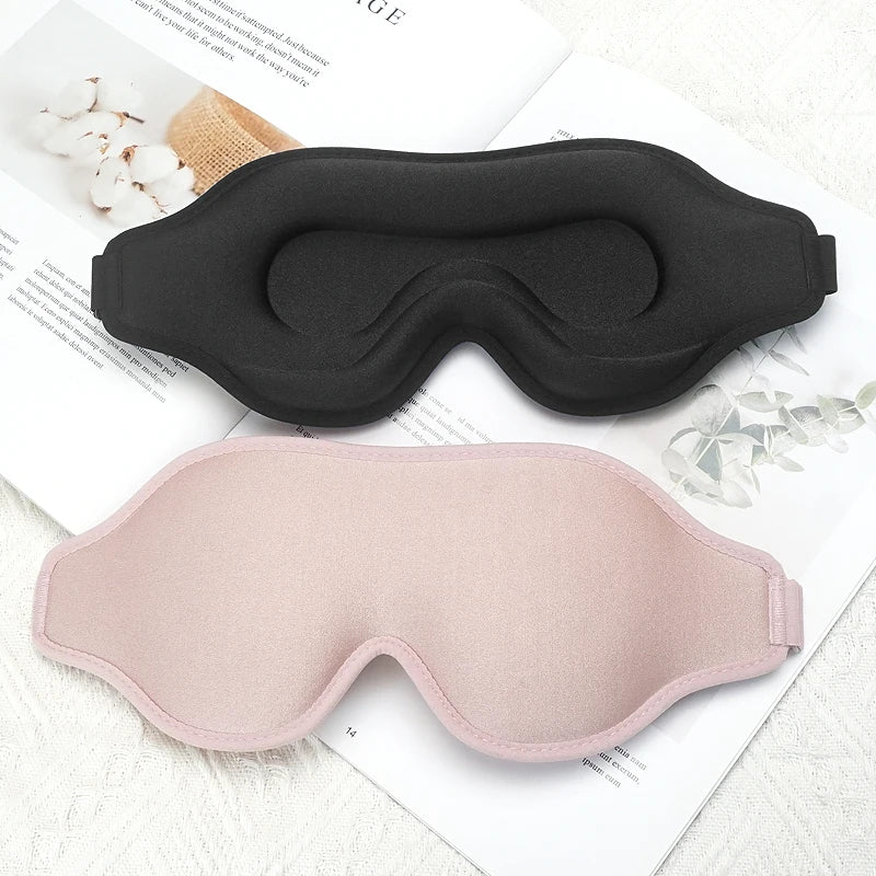 Factory Direct Cotton 3D Contoured Multicolored Eye Sleep Mask Comfortable Travel Blindfold Stereo Sleeping Shade Eye Health